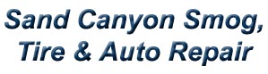 Sand Canyon Smog, Tire, Auto Repair in Canyon Country Santa Clarita Logo